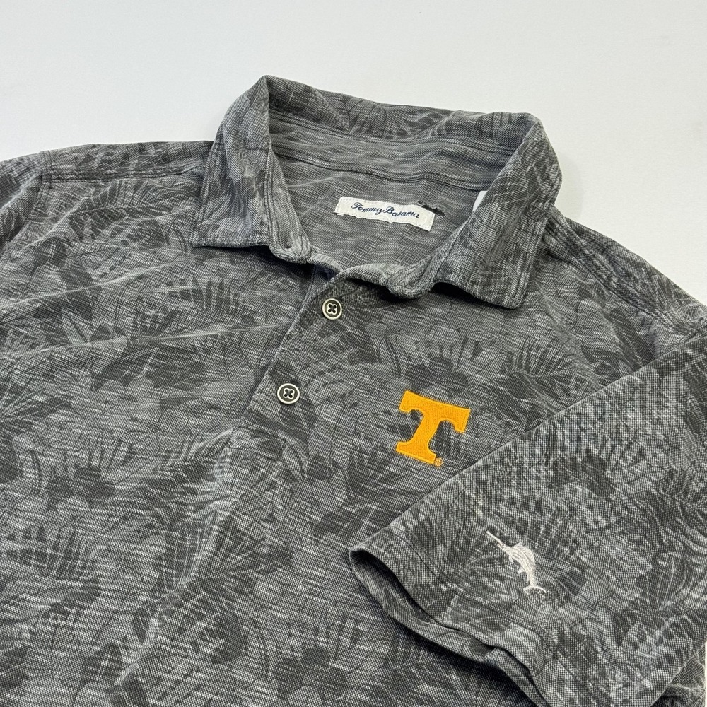 Tennessee Volunteers Shirt Mens Large Floral Polo NCAA Football Tommy Bahama